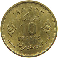 MOROCCO 10 FRANCS 1371  #a094 0661 - Maroc