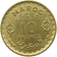 MOROCCO 10 FRANCS 1371  #a094 0659 - Maroc