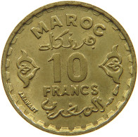 MOROCCO 10 FRANCS 1371  #a094 0657 - Maroc
