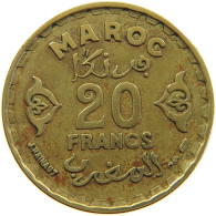 MOROCCO 20 FRANCS 1371  #a093 0861 - Maroc