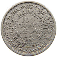 MOROCCO 100 FRANCS 1953  #a091 0185 - Maroc