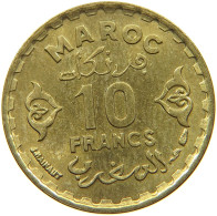 MOROCCO 10 FRANCS 1371  #a021 0311 - Maroc