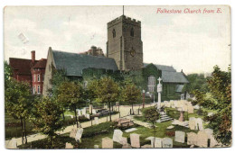 Folkestone - Church From  E. - Folkestone