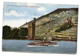Der Rhein Mäuseturm Und Ruine Bei Bingen - Drachenfels