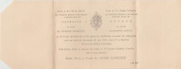 Romania - Dobreta Turnu Severin - Invitatie Nunta - Faire-part Mariage (1959) - Hochzeit