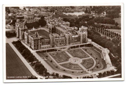 Windsor Castle From The Air Showing East Terrace - Windsor Castle