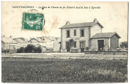 SAINT VALERIEN - La Gare Du Chemin De Fer D'intérêt Local De Sens à Egreville - Saint Valerien