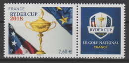 France 2018 - YT N°5245A Ryder Cup Golf Issue Du Bloc Bleu 2,60 € LUXE MNH RARE ! - Nuovi