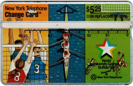 New York Telephone Change Card - Coin Replacement Card 1 : World University Games Buffalo 1993 - Cartes Magnétiques