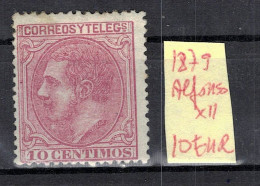 CHCT57 - Alfonso XII, 1879, MH, Spain - Neufs