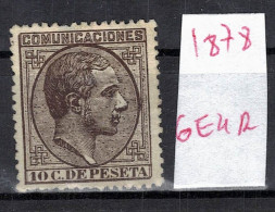 CHCT57 - Alfonso XII, 1878, MH, Spain - Ungebraucht