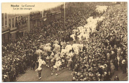 Binche - Le Carnaval - Le Jet Des Oranges - Binche