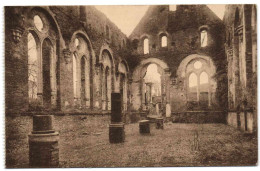 Abbaye De Villers - Réfectoire Du Commencement Divisé En Deux Nefs Par Une Rangée De 5 Colonnes - Villers-la-Ville