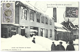 LES SAINT PIERRE ET MIQUELON - Après Une Tempête De Neige - Saint-Pierre-et-Miquelon