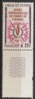 Wallis Et Futuna Année Internationale Des Droits De L Homme N°173 **neuf - Neufs