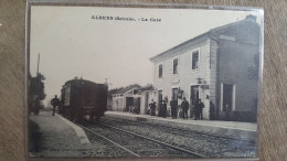 Albens , La Gare Avec Train - Albens