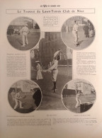 1905 TENNIS  - LE TOURNOI DU LAWN=TENNIS CLUB DE NICE - LA VIE AU GRAND AIR - Bücher