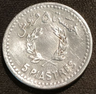 LIBAN - LEBANON - 5 PIASTRES 1954 - KM 18 - Liban