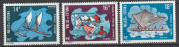 Wallis Et Futuna Petits Bateaux Pirogues à Voiles N°182/184**neuf - Nuovi