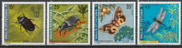 Wallis Et Futuna Faune Insectes N°185/188 **neuf - Nuevos