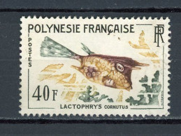 POLYNESIE - POISSONS - N° Yt 21 Obli. - Used Stamps