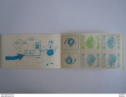 België Belgique 1973 Postzegelboekje Carnet Boudewijn Baudouin Type Elstrôm Gebroken 4 Chiffre Brisé B10-V MNH ** - 1953-2006 Moderne [B]
