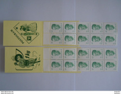 België Belgique 1984 2 Postzegelboekje Carnet Type Velghe B16 B17 Epacar MNH ** - 1953-2006 Moderne [B]