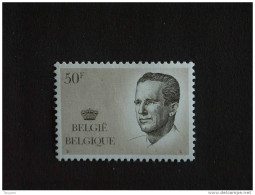 België Belgique 1984 Boudewijn Baudouin Type Velghe Groenachtige Gom Gomme Verdâtre  2127 P5  MNH ** - 1981-1990 Velghe