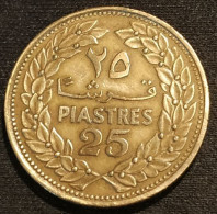 LIBAN - LEBANON - 25 PIASTRES 1970 - KM 27.1 - Liban