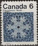 CANADA 1971 Christmas - 6c - Snowflake FU - Oblitérés