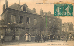 76 - MAROME - Bureau De Poste Et Telegraphe Animée 1910 - Maromme