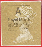 Great Britain 2015 - Royal Mail.h - POSTAGE PAID UK.4  ( Mi 2976 ) - Post & Go (distributori)