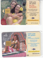 Lot De 2 Télécartes 30 Unites 09.1995  50000 Ex Et 30 Unites 02.1997   30000ex T.B.E. - Frans-Polynesië