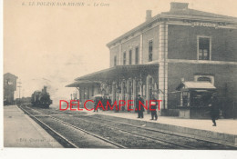 07 // LE POUZIN SUR RHONE    La Gare 6 Edit Charrier / Arrivée Du Train - Le Pouzin