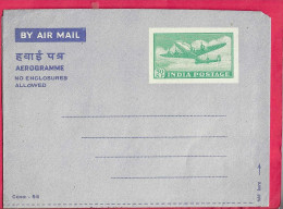 INDIA - INTERO AEROGRAMMA 50 N.P. - (CAT. 25) - NUOVO - Aerogramme