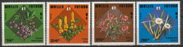 Wallis Et Futuna Flore Solanum Seafortianum Cassia Alata Gloriosa Superba Hymenocallis Littoralis N°213/216 **neuf - Unused Stamps