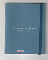 CARNET 11X14 Cm / 55  PHRASES DE SAGESSE  1 PAR PAGE ( Psychologies Pocket ) - Other & Unclassified
