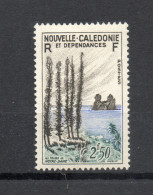 Nlle CALEDONIE N° 284   NEUF AVEC CHARNIERE COTE  2.00€    PAYSAGE FLORE - Ungebraucht