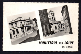 43 MONISTROL SUR LOIRE - La Poste Et La Place De La Fontaine - Monistrol Sur Loire