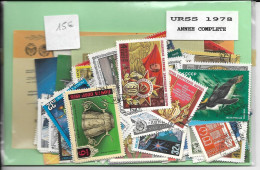 Année Complète URSS 1978, Timbres Et BF - Colecciones