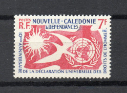 Nlle CALEDONIE N° 290   NEUF AVEC CHARNIERE COTE  3.00€    DROITS DE L'HOMME - Nuovi