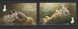 Delcampe - FINLANDE. N°2628-9 De 2019 Oblitérés. Chiots. - Hunde