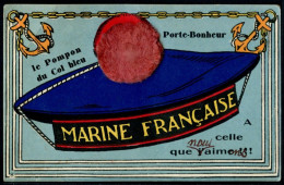 56 QUIBERON - MARINE FRANCAISE - LE POMPON DU COL BLEU - PORTE BONHEUR -  A CELLE QUE J'AIME !!! - Quiberon