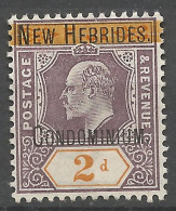 NOUVELLES-HEBRIDES N° 7 NEUF*  CHARNIERE  / Hinge  / MH - Nuovi