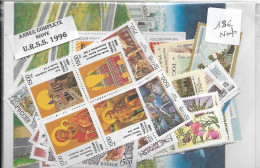 Année Complète RUSSIE 1996, Timbres Et BF, NEUFS - Colecciones