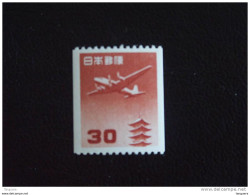 Japan Japon Nippon 1961 Vliegtuig Avion Non Dent. Verticalement Yv LP PA 25a  MNH **  Ongetand Verticaal Non-dentelée - Corréo Aéreo