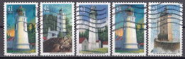 UNITED STATES 4233-4237,used,lighthouses - Gebruikt