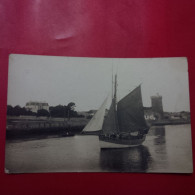 CARTE PHOTO BATEAU A IDENTIFIER - Pêche