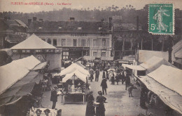 1914  Fleury-sur-Andelle - Le Marché - Sonstige & Ohne Zuordnung