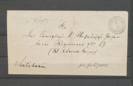 10 NOVEMBRE 1870 Lettre Obl K.PR.FELDPOSTAMT GARDE CORPS. TB N3586 - Guerra Del 1870